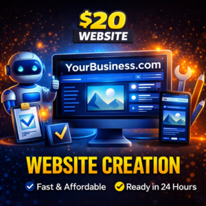 $20 Website — Flat Fee. No Contracts.
